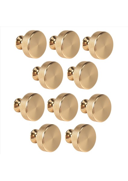 10 Paket 1.2 Inç Fırçalanmış Altın Dolap Düğmeleri Tuhaf Mutfak Dolabı Düğmeleri Altın Çekmece Düğmeleri Yuvarlak Dresser Düğmeleri (Yurt Dışından) fırsatları