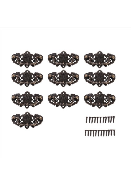 10 Paket Vintage Mutfak Dolabı Çekme Mobilyaları Damla Çekme Çekmecesi, Yatak Odası Şifoniyer Düğmeleri Antika Bronz Tutamıyor (Yurt Dışından) indirimleri