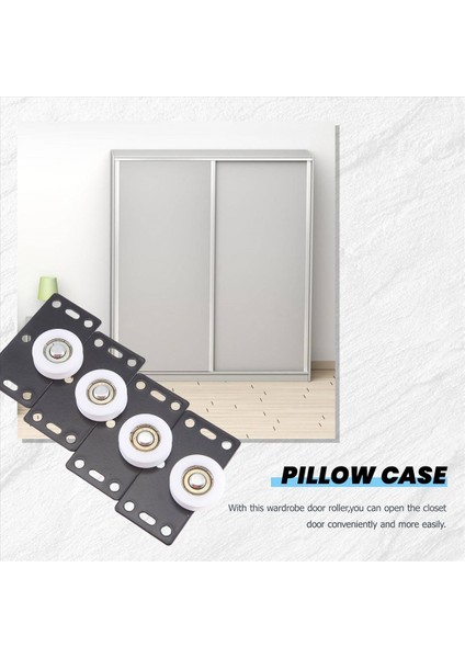 4set Silahlı Kapı Tekerlekleri Silindirler, Dolap Gardırop Dolabı Için Pürüzsüz ve Sessiz Naylon Jantlar Için (Yurt Dışından) fırsatları