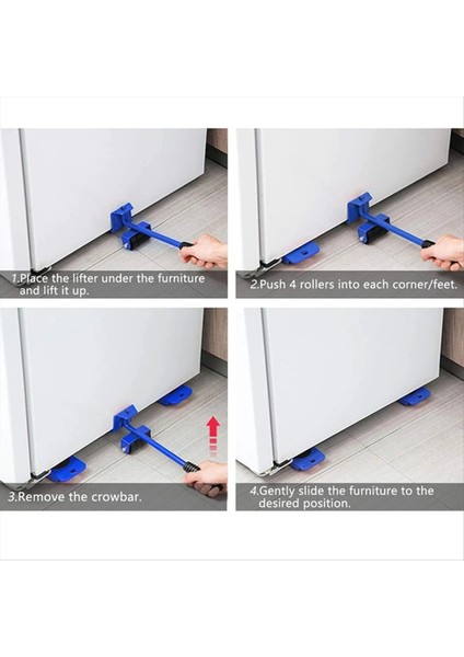 Mobilya Kaldırıcı Taşıyıcı Aletleri Set Ağır Hizmet Tipi Mobilya Taşıma Araçları Hareketli Kaydırıcılar Buzdolabı Kanepe Için Hareketli Silindir Tekerleği (Yurt Dışından) fiyatları