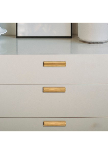 10 Paket Tek Delikli Altın Dolap Düğmeleri ve Çeker Kapı Dolapları Yatak Odası Mobilya Kolları 50MM/2IN Toplam Uzunluk (Yurt Dışından) fırsatları