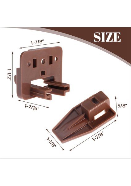 10 Adet Çekmece Slayt Track Rehberi Sıkışçılar Için Orta Montaj Çekmecesi ve Nightstand 1 Çekmece Sistemleri Için (Yurt Dışından) modelleri