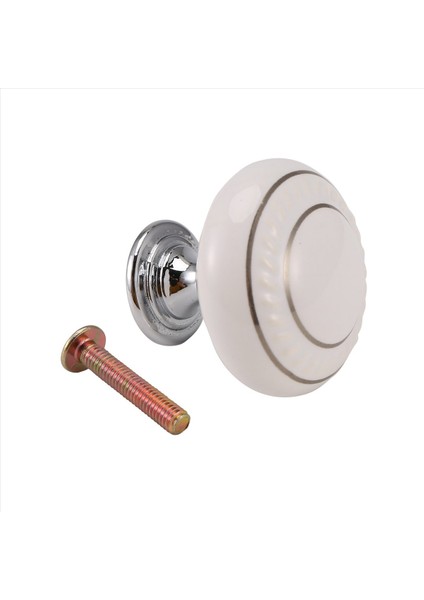 1 x Seramik Kapı/gardırop/dolap/dolap Düğme Saplı Çekmece Beyaz (Yurt Dışından) fiyatları