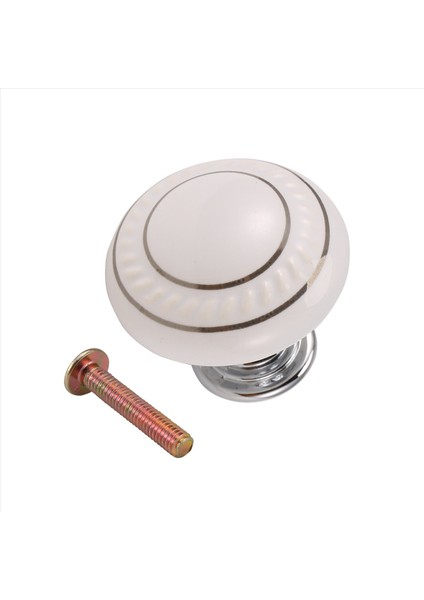 1 x Seramik Kapı/gardırop/dolap/dolap Düğme Saplı Çekmece Beyaz (Yurt Dışından) modelleri