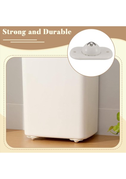 Mobilya, Saklama Kutuları, Dolap, Çöp Için 360 Derece Dönüşlü 4pcs Paslanmaz Çelik Mini Döner Tekerlekler (Yurt Dışından) indirimleri