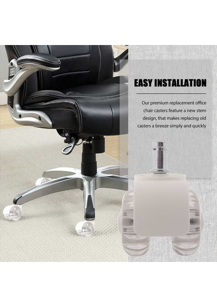 5pcs Ofis Sandalye Tekerlekleri 2 Inç Ağır Hizmetçi Sessiz Masa Sandalye Tekerlekleri Tüm Katlar Için Evrensel Uygun Tekerlekler (Yurt Dışından) fiyatları