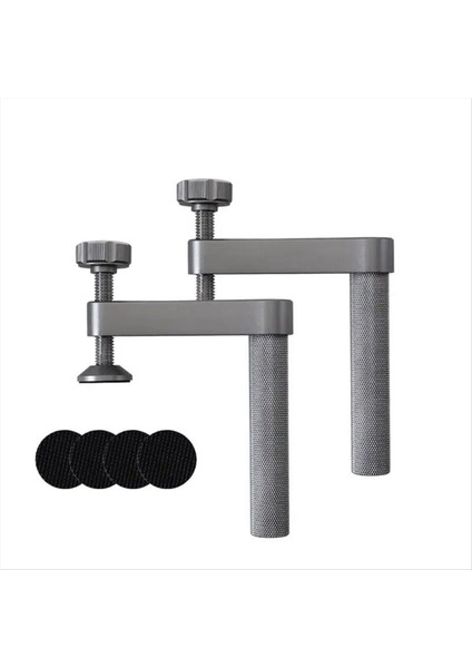 2pcs Tezgah Köpek Kelepçesi Slip Olmayan Ped 19MM Tutun Kelepçe Alüminyum Ayarlanabilir Tablo Kelepçeleri Ahşap Işleme Aracı (Yurt Dışından)