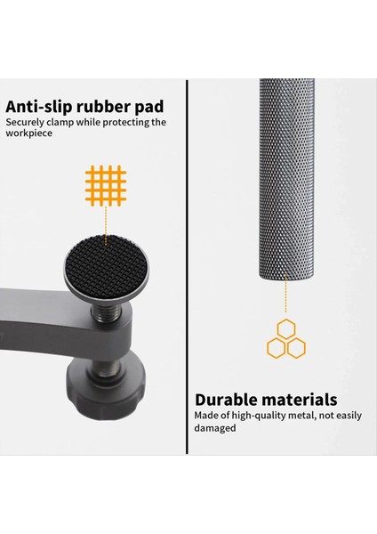 2pcs Tezgah Köpek Kelepçesi Slip Olmayan Ped 19MM Tutun Kelepçe Alüminyum Ayarlanabilir Tablo Kelepçeleri Ahşap Işleme Aracı (Yurt Dışından) indirimleri
