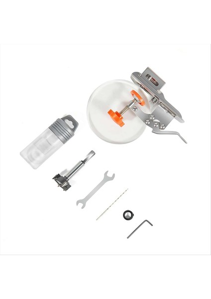 Ayarlanabilir Gizli Menteşe Jig Kiti, Hassas Konumlandırma ile 0-30MM Kapı Menteşe Kurulum Aracı, Paslanmaz Çelik (Yurt Dışından)