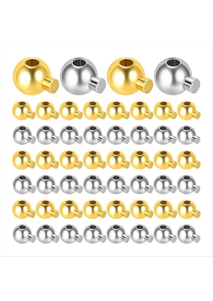 80PCS Takı Yapımı Için Kıvrıl Boncuklar, Altın Gümüş Ara Ara Boncuklar Metal Boncuk Boncuklu Tutucu Kıta Kolye Için Kıvrım Takılar (Yurt Dışından) fiyatları