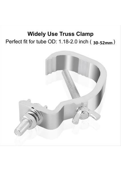 Truss C Kelepçesi 1.18-2 Inç, 10 Paket Aşama Işıkları Kafes Kelepçeleri, 30-50MM Od Tüpü Için Uygun, Dj Aydınlatması Için 55LB C Kelepçesi (Yurt Dışından) fiyatları