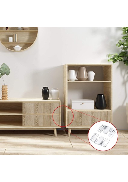 10 Adet Floş Montaj Braketi Birbirine Geçişli Asmak Mobilya Konnektörü Paslanmaz Çelik Duvar Montaj Çerçeve Çerçeve Braketler (Yurt Dışından) fiyatları