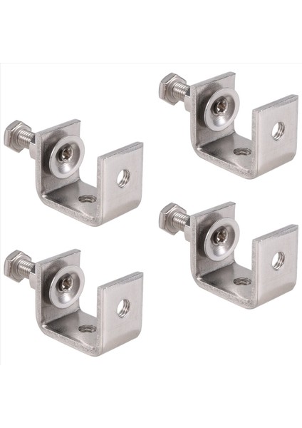 4pcs 16-25MM Ağır Dereceli Ahşap Işleme Kelepçesi Seti 304 Paslanmaz Çelik C Clamp Kaplan Kelepçesi Kaynak/marangoz Için (Yurt Dışından)
