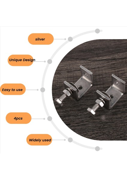 4pcs 16-25MM Ağır Dereceli Ahşap Işleme Kelepçesi Seti 304 Paslanmaz Çelik C Clamp Kaplan Kelepçesi Kaynak/marangoz Için (Yurt Dışından) fırsatları