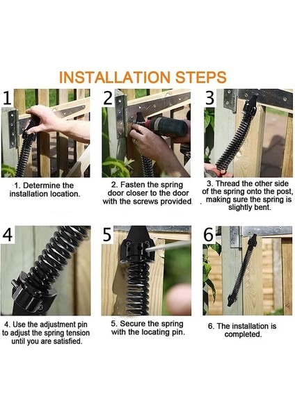 Gerginlik Yay Ayarlanabilir Kapı Daha Yakın Otomatik Kapı Daha Yakın Çubuk Kapısı Yakın Kapı Yayları Kapı 4 Vida ile Yakın (Yurt Dışından) indirimleri