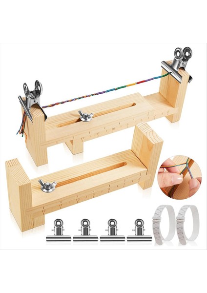 2 Adet Paracord Jig Bilezik Üreticisi Ayarlanabilir U Şekil Net Ölçekli Ahşap Bilezik Jig Kiti 2 Adet Bilezik Solizer (Yurt Dışından) fiyatları