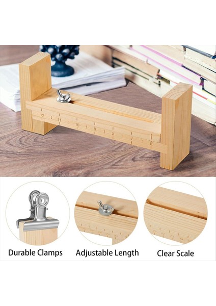 2 Adet Paracord Jig Bilezik Üreticisi Ayarlanabilir U Şekil Net Ölçekli Ahşap Bilezik Jig Kiti 2 Adet Bilezik Solizer (Yurt Dışından) fırsatları