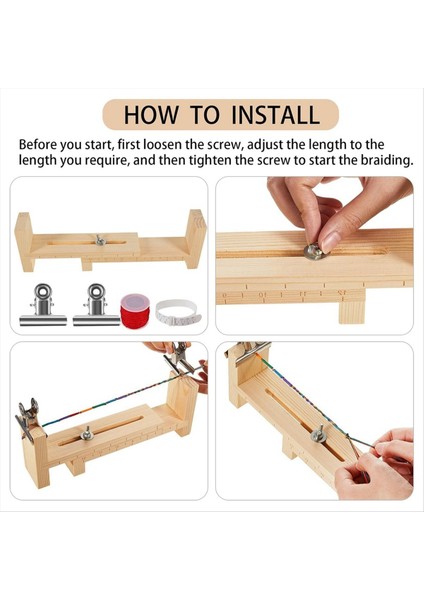 2 Adet Paracord Jig Bilezik Üreticisi Ayarlanabilir U Şekil Net Ölçekli Ahşap Bilezik Jig Kiti 2 Adet Bilezik Solizer (Yurt Dışından) indirimleri