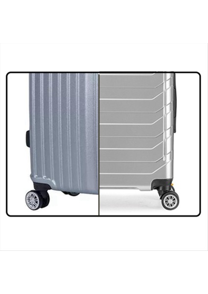 4pcs/set Yedek Bagaj Bavul Tekerlekleri Döner Evrensel Döner Tekerlek Siyah Çift Silindir Tekerlekler Açık (Yurt Dışından) modelleri