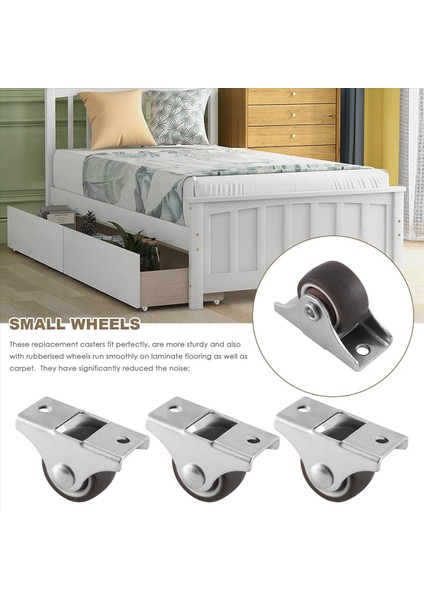 4 Adet Mini Tekerlekler Mobilya Tekerlekleri Küçük 25MM Sabit Tekerlekler Yönlü Hareketli Tekerlekler Mobilya Için Hareketli Tekerlekler (Yurt Dışından) indirimleri