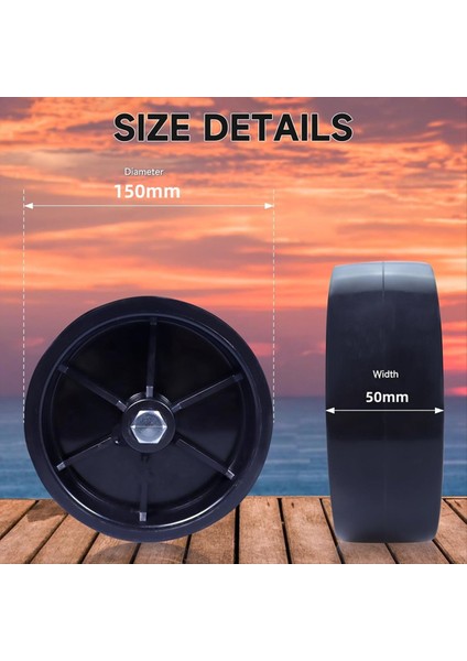 6inch Fragman Jack Wheel Yedek Römork Fragmanı Dil Jack Wheel Hitch Yardımcı Hizmet Fragmanı Jack Yedek Parçaları 1 Pcs (Yurt Dışından) indirimleri