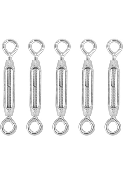 M4 Paslanmaz Çelik 304 Göz ve Göz Turnikili Tel Halat Gerilim (5pcs) (Yurt Dışından)