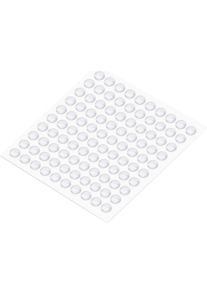 100 Kapsül Kendi Yapışkanlı Kauçuk Mobilya Kapılar Için Tampon Pedleri Dolaplar Çekmeceler Mobilya Cam Masalar El Sanatları (Yurt Dışından)