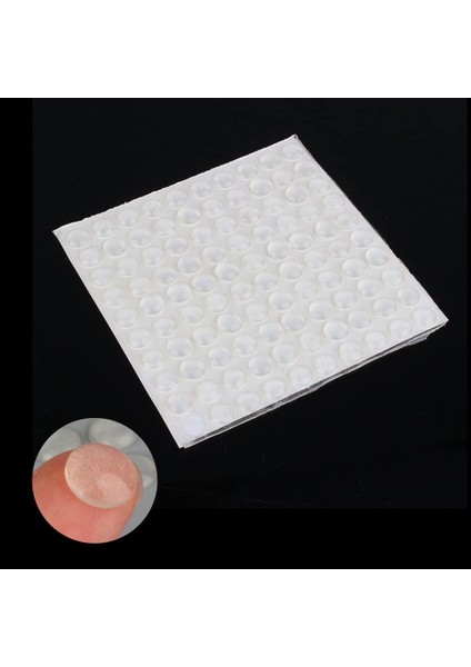 100 Kapsül Kendi Yapışkanlı Kauçuk Mobilya Kapılar Için Tampon Pedleri Dolaplar Çekmeceler Mobilya Cam Masalar El Sanatları (Yurt Dışından) fiyatları