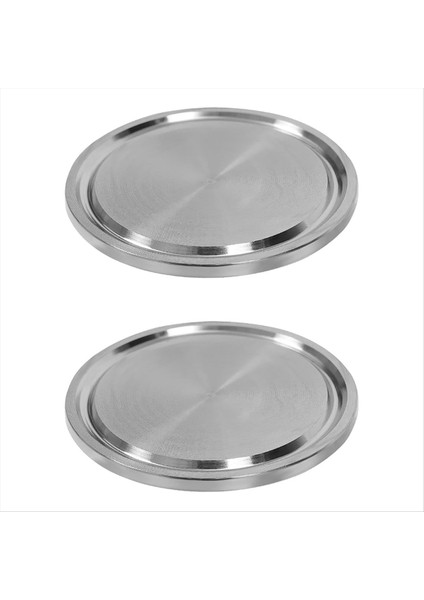 Paslanmaz Çelik Kelepçe Tapaları, 2 Adet Kelepçe Uç Kapağı, 1.5 Inç 304 Paslanmaz Çelik Sıhhi Tapa, 2in Od Kelepçe Kapağı Için (Yurt Dışından)