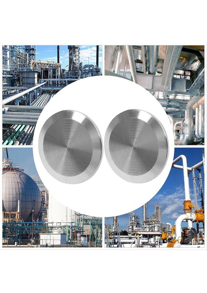 Paslanmaz Çelik Kelepçe Tapaları, 2 Adet Kelepçe Uç Kapağı, 1.5 Inç 304 Paslanmaz Çelik Sıhhi Tapa, 2in Od Kelepçe Kapağı Için (Yurt Dışından) fiyatları