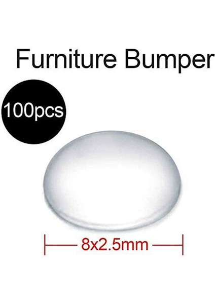 100 Kapsül Kendi Yapışkanlı Kauçuk Mobilya Kapılar Için Tampon Pedleri Dolaplar Çekmeceler Mobilya Cam Masalar El Sanatları (Yurt Dışından) modelleri