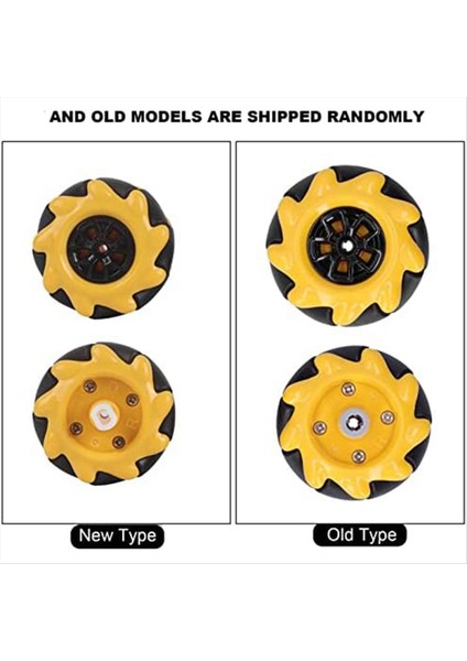 Mecanum Tekerlek 48MM Omni-Yönlü Tekerlek Akıllı Robot Otomobil Aksesuarları Diy Oyuncak Bileşenleri (Yurt Dışından) modelleri