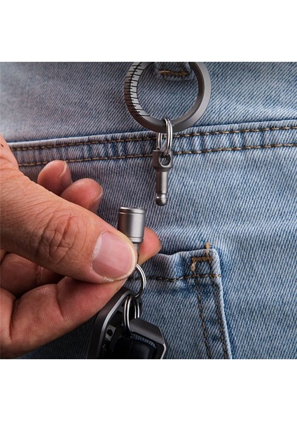 Titanyum Karabin ve Keyrings Titanyum Döner Klipsi 360 Derece Rotasyon 3 Pccs (Yurt Dışından) modelleri