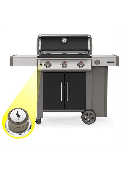 67847 Weber Genesis 300 Serisi (2008-2010) E/S-310 &amp 320 EP/CEP-310 &amp 320 Için Izgara Izgara Ateşleme Kiti (Yurt Dışından) modelleri