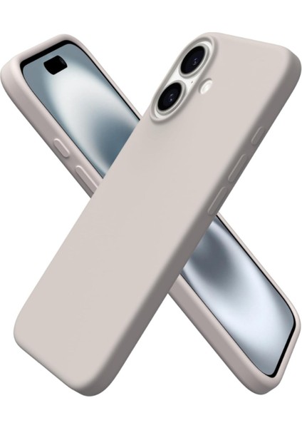 Apple iPhone 17 Uyumlu – Taş Lansman Liquid Silikon Kılıf, Darbeye Karşı Dayanıklı Kapak