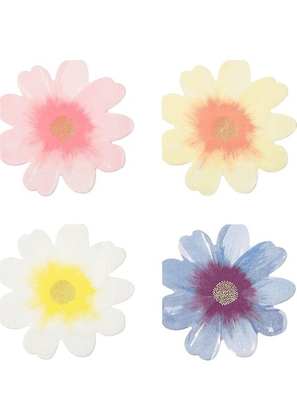 Meri Karışık Çiçek Peçeteleri (L)