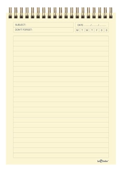 Color Concord Ofis Bloknot A5 Çizgili Sarı fiyatları