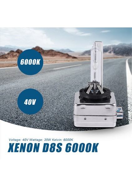 2x D8S 6000K Yeni Xenon Hid Far Ampulleri Seti 66548 66549 Beetle Touareg Kia Forte Ford Focus Hyundai Santa Fe (Yurt Dışından) indirimleri
