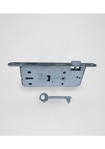 Sessiz Iç Oda Kapı Kilidi Nikel Anahtarlı 40MM Gömme Kilit (3, Gümüş) modelleri