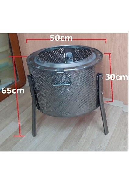 Sokak Sobası Dış Mekan Mangal Bahçe Soba Kazanlı Krom Barbekü Ayaklı Soba Ateş Çukuru fiyatları