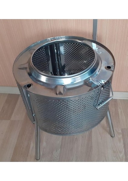 Sokak Sobası Dış Mekan Mangal Bahçe Soba Kazanlı Krom Barbekü Ayaklı Soba Ateş Çukuru fırsatları