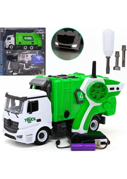 Constructo Rc Sök-Tak Çöp Kamyonu – USB Şarjlı 1:18 Mühendislik Oyuncak + 2.4 Ghz Kumanda fiyatları