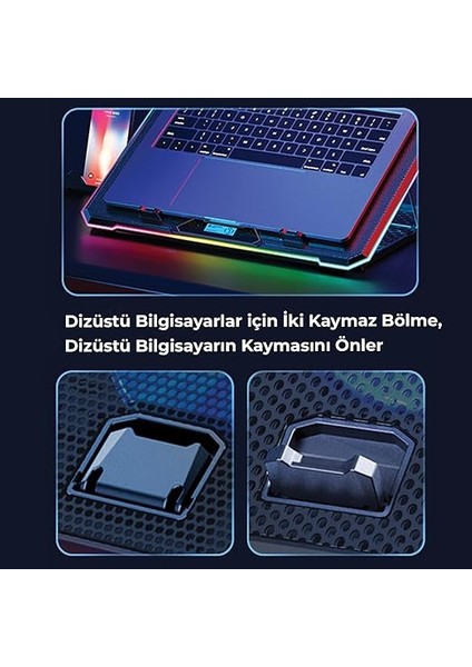 BX-CP01G Rgb Aydınlatmalı Gaming Notebook Soğutucu fırsatları