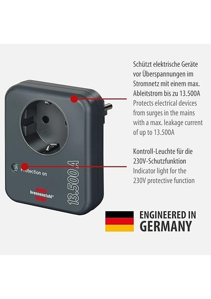 Eco Line Serisi 13.500A Akım Koruyucu Tek Soketli Priz fiyatları