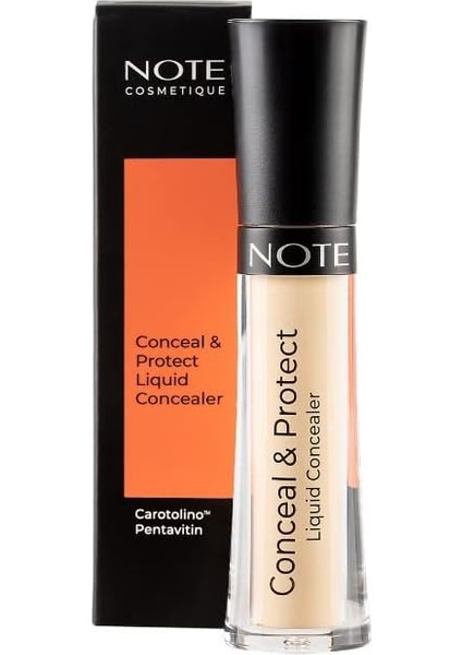 Cosmetics Note Conceal & Protect Likit Concealer Göz Altı Kapatıcısı 04 modelleri