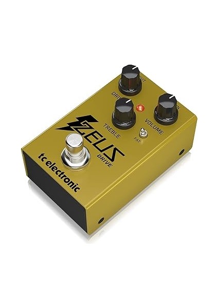 Electronic Zeus Drıve Overdrıve Efsanevi Dinamik Overdrive Boost Pedalı, Fat Mod Anahtarı ve Isteğe Bağlı Tamponlu Bypass modelleri