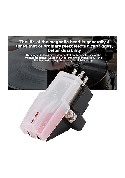 Pikap Kartuşu Gemini Stylus Iğnesi Fonograf Pikap Çift Hareketli Mıknatıs Stereo Plak Oynatıcı Stylus Iğnesi indirimleri