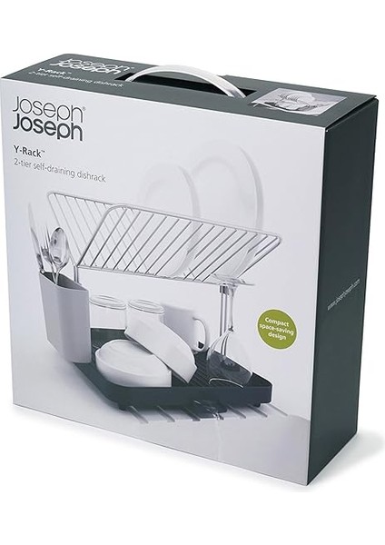 Joseph Y-Rack 2 Parçalı Bulaşıklık, Gri indirimleri
