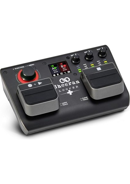 Looper + Çift Kanallı Looper Pedalı, Gitar, Bas, Klavye, Vokal ve Daha Fazlası Için, 128 Döngü Depolama, 4 Döngü Modu, LED Ekran ve Ses Arabirimi Ile