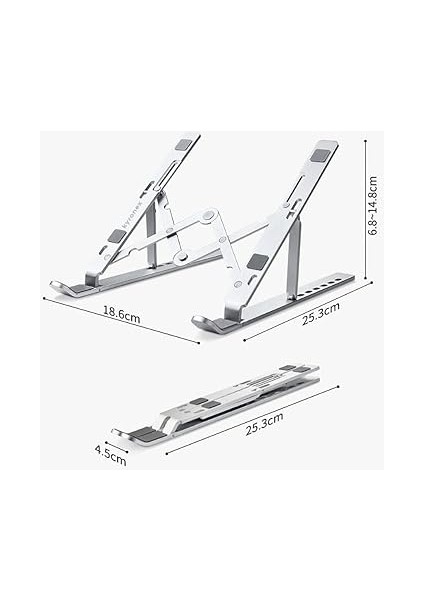 Katlanır Laptop ve Tablet Standı, Siyah modelleri